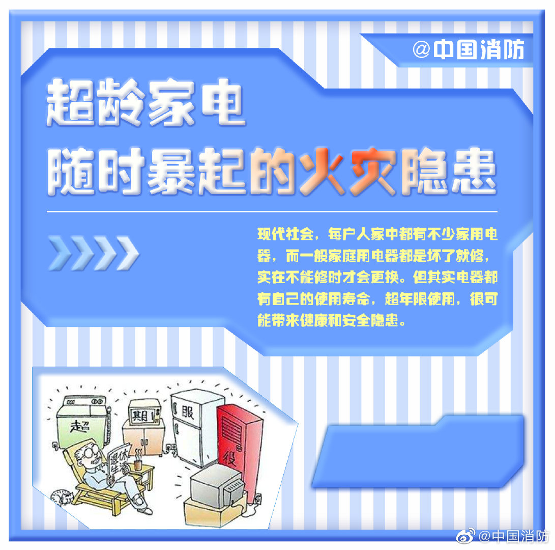 超龄使用有危险！家电也有“退休”年限→