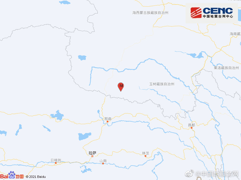 青海玉树州杂多县发生5.9级地震 震源深度10千米